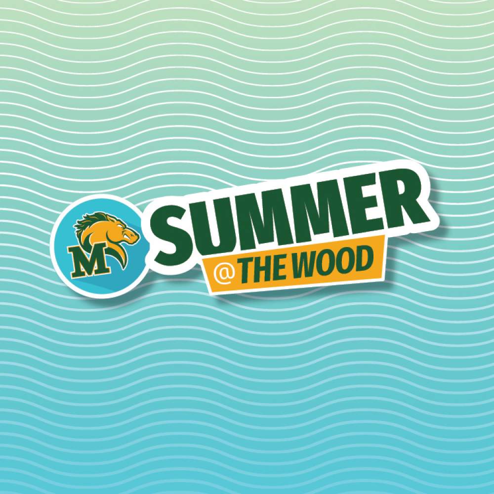 Summer at the Wood Logo