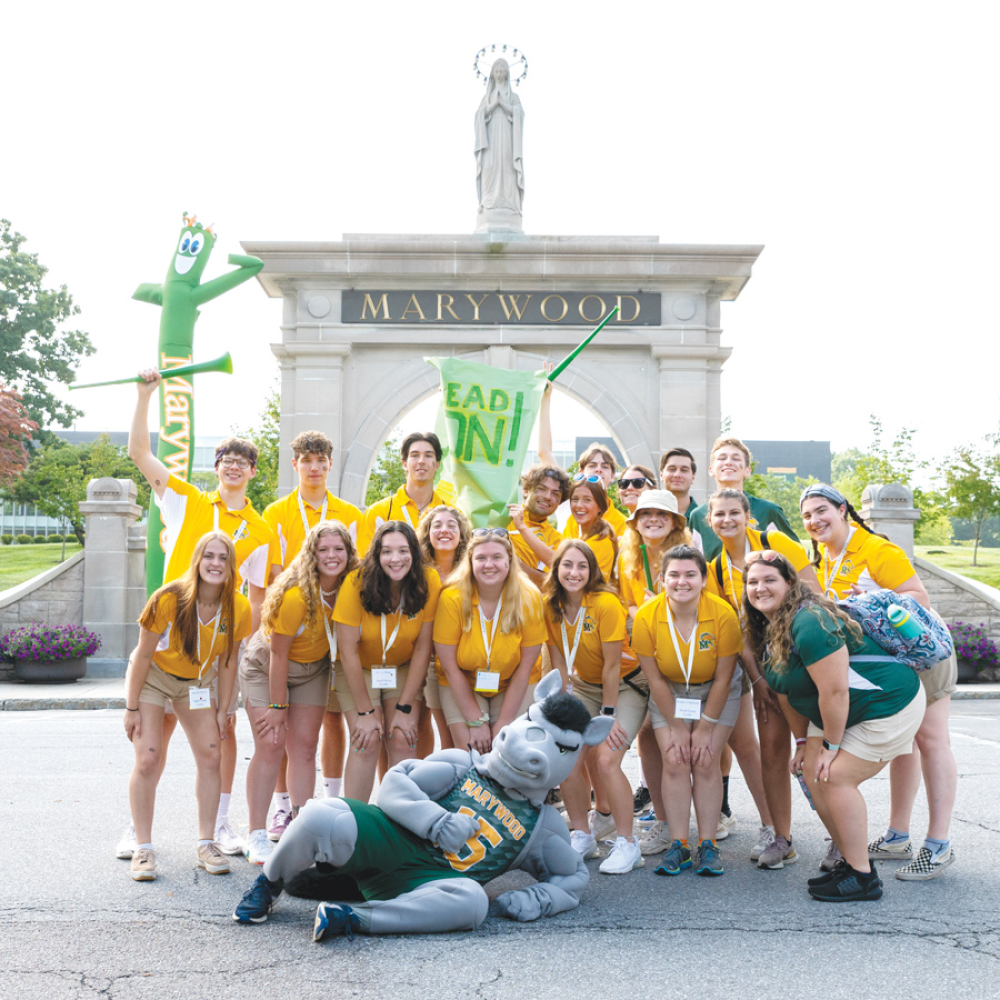 group of orientation leader students